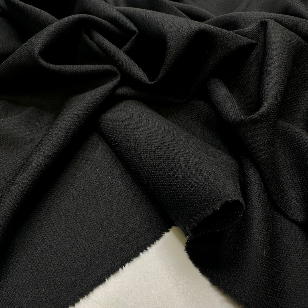 Modifying Vintage Garments - Iron On Interfacing Polyester Blend Woven - Black - Bundles