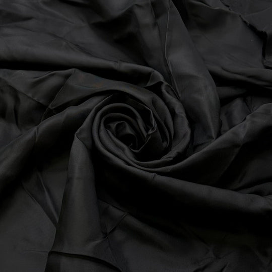 Patchwork Formal Wear - Bemberg Lining Cotton Woven - Black - 0.8M Bundle