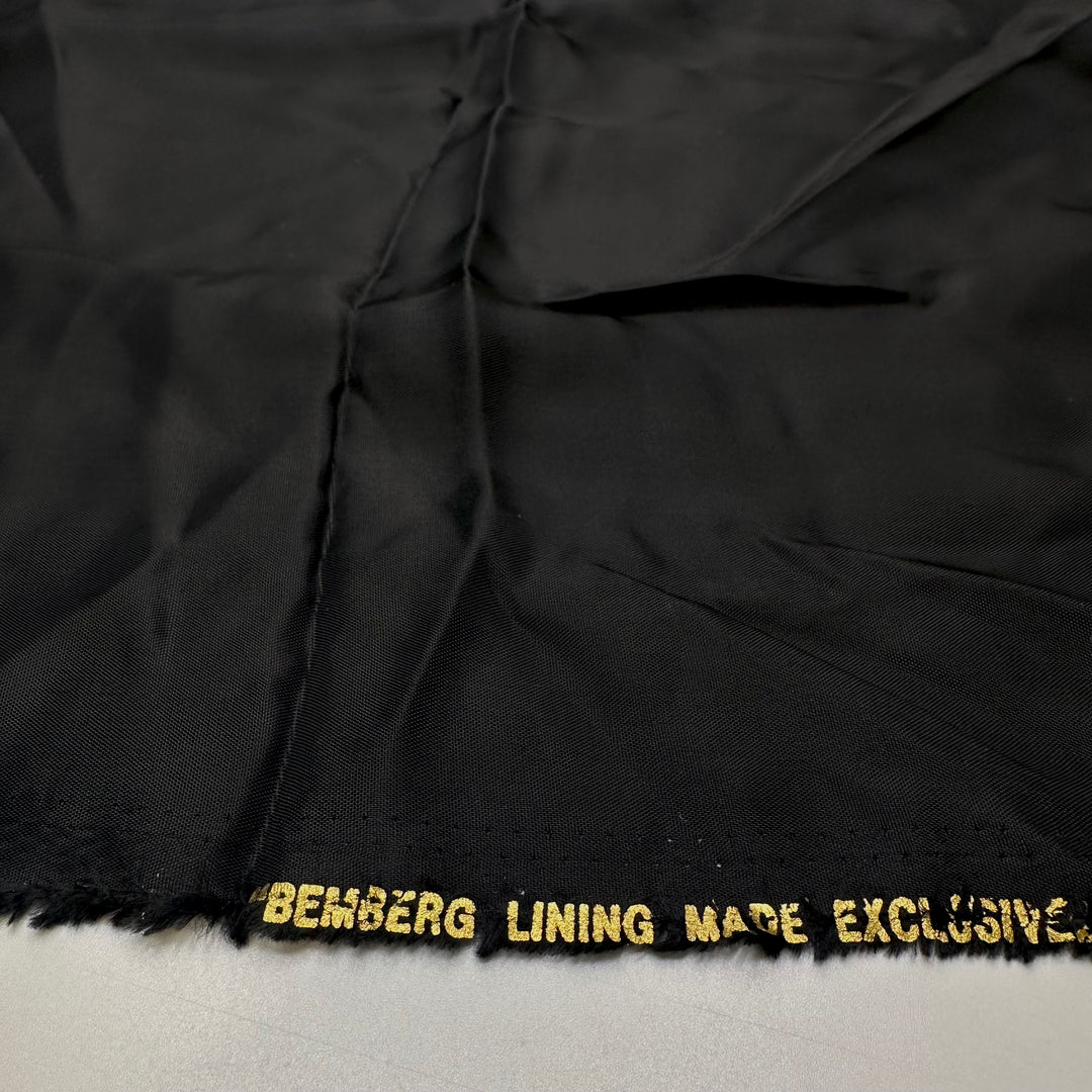 Patchwork Formal Wear - Bemberg Lining Cotton Woven - Black - 0.8M Bundle