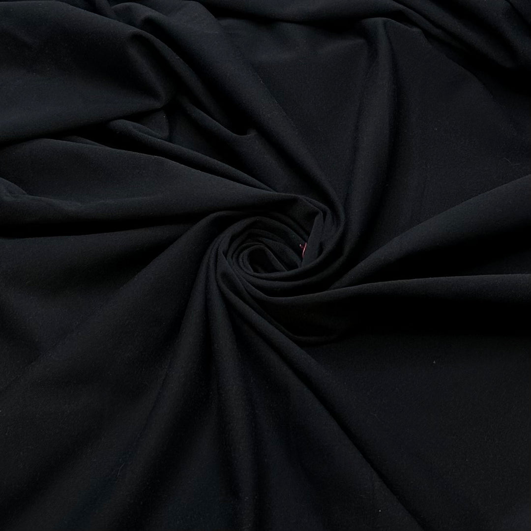 Turning Old Clothes Into Something New - Polyester Blend Knit - Black - 1.5M Bundle