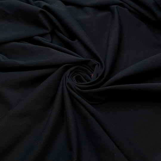 Turning Old Clothes Into Something New - Polyester Blend Knit - Black - 1.5M Bundle