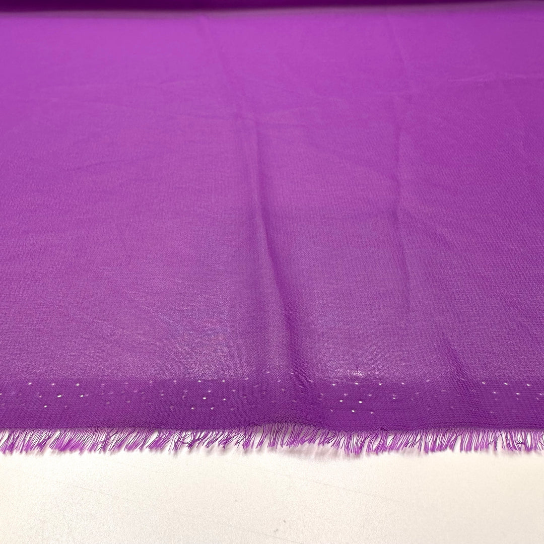 UB - Violets For My Love - Polyester Blend Woven - Purple - 2.1M Bundle