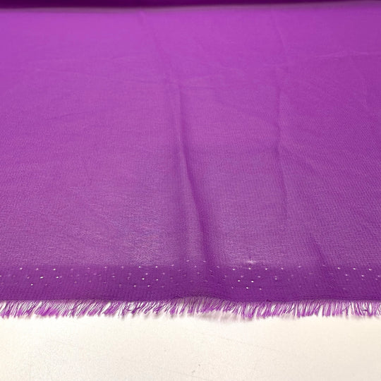 UB - Violets For My Love - Polyester Blend Woven - Purple - 2.1M Bundle