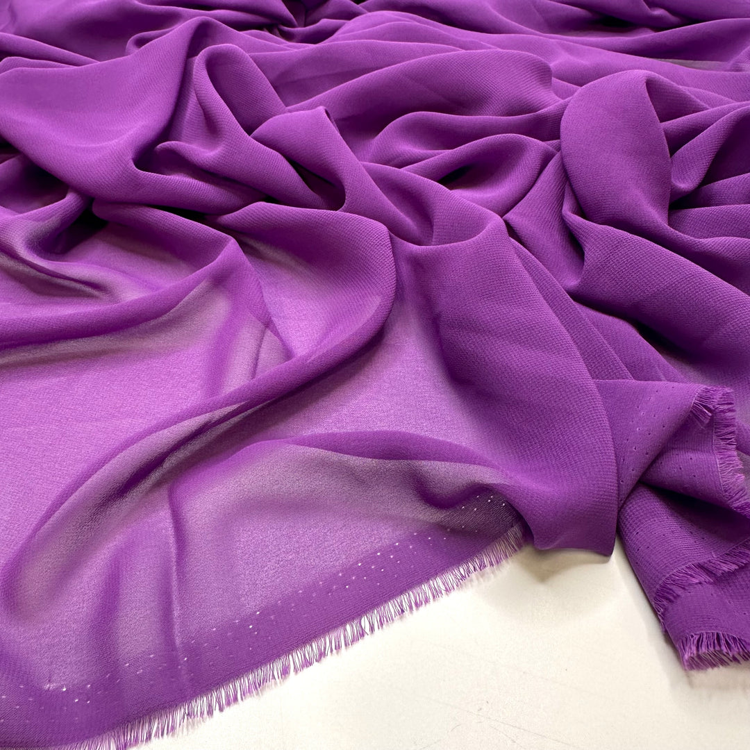 UB - Violets For My Love - Polyester Blend Woven - Purple - 2.1M Bundle