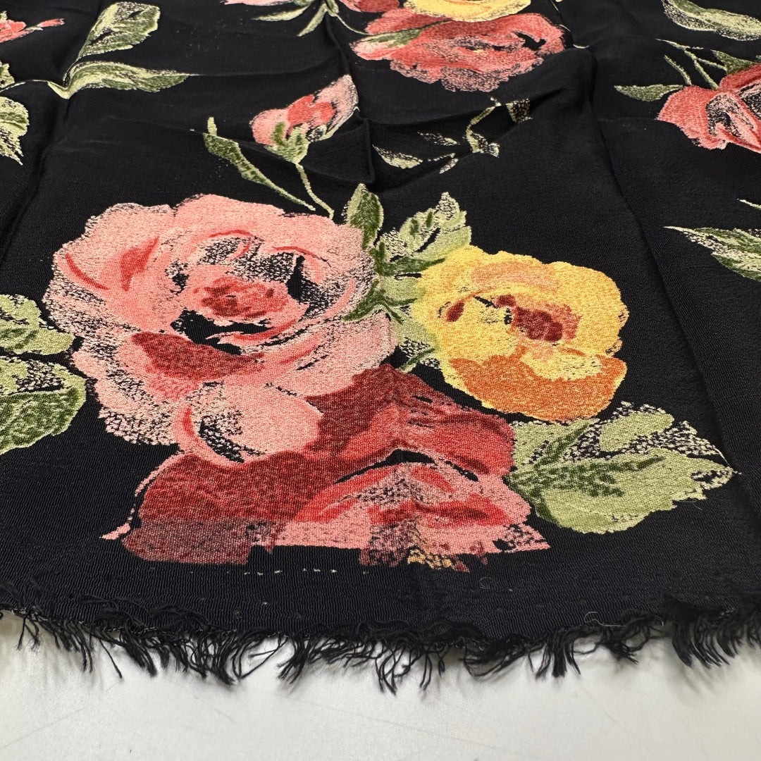 Era Appropriate Recreation - Rayon Woven - Black Multi Floral - 3.8M Bundle