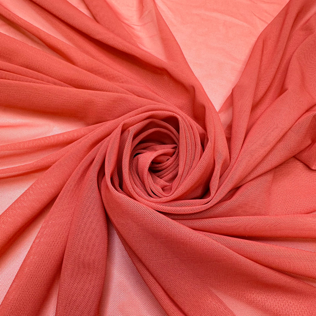 Adding Stretchy Parts - Mesh Poly/Spandex Knit - Coral - 3.4M Bundle