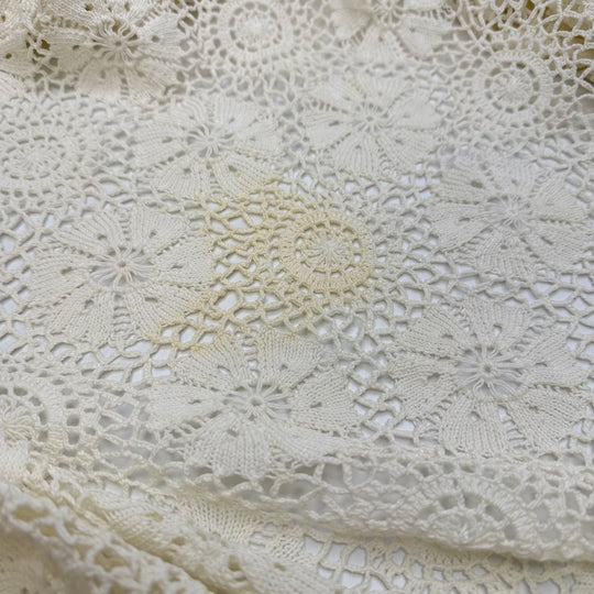 Remodeling My Favourite Chair - Crochet Cotton Blend Knit - Cream - 1.25M Bundle