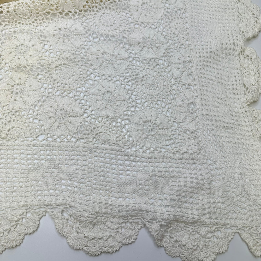Remodeling My Favourite Chair - Crochet Cotton Blend Knit - Cream - 1.25M Bundle