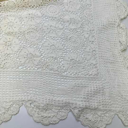 Remodeling My Favourite Chair - Crochet Cotton Blend Knit - Cream - 1.25M Bundle