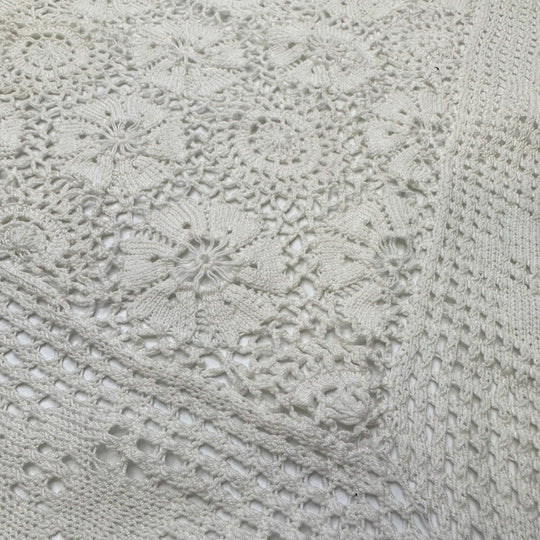 Remodeling My Favourite Chair - Crochet Cotton Blend Knit - Cream - 1.25M Bundle