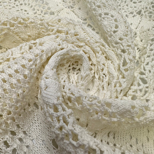 Remodeling My Favourite Chair - Crochet Cotton Blend Knit - Cream - 1.25M Bundle