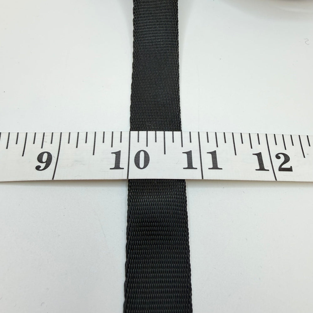 ¾" (19mm) Webbing Trim - Black - 1.35M Bundle - True Deadstock supplies Fabric by private - Sustainable Textile | FABCYCLE
