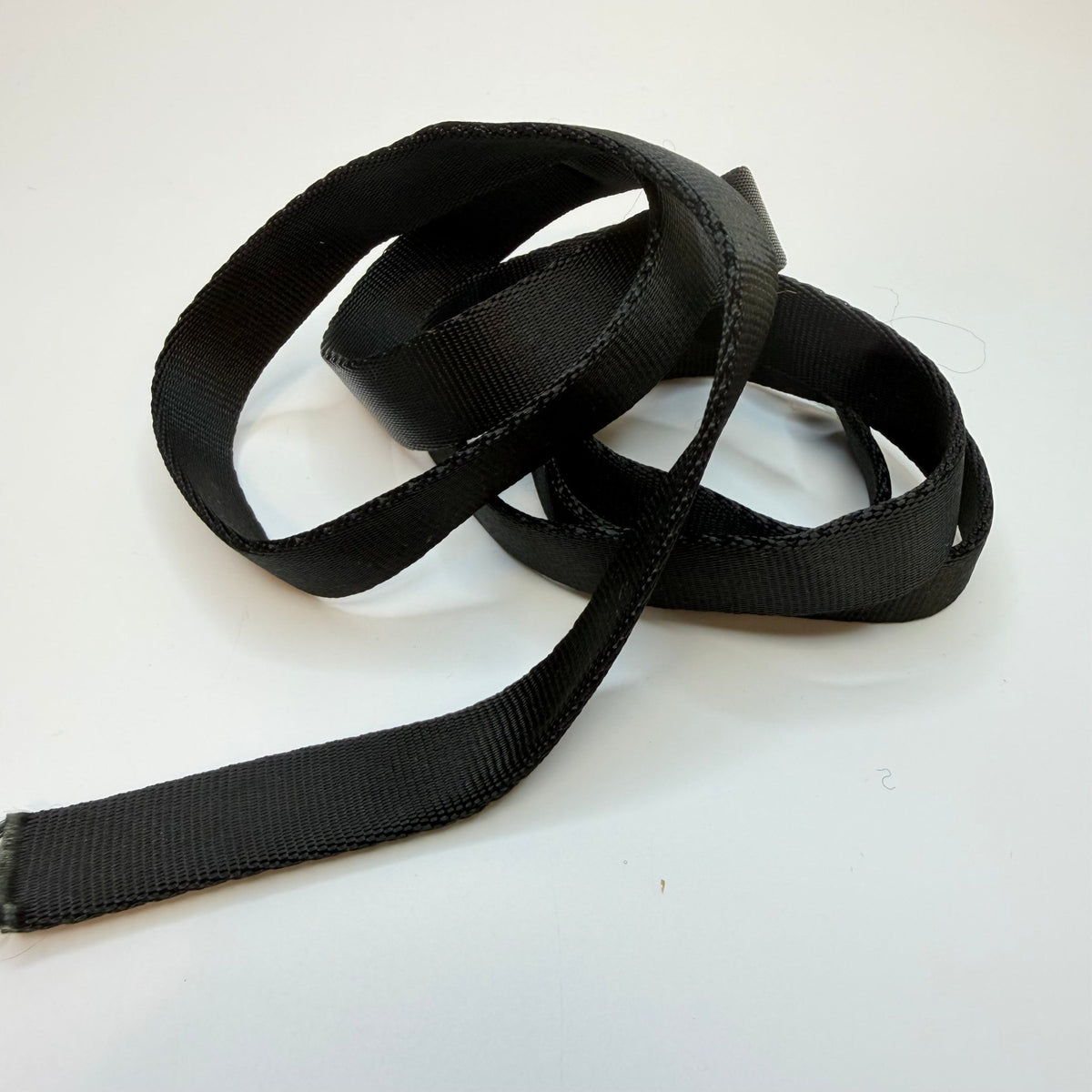 ¾" (19mm) Webbing Trim - Black - 1.35M Bundle - True Deadstock supplies Fabric by private - Sustainable Textile | FABCYCLE