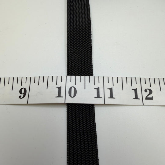 ¾" (19mm) Webbing Trim - Black - 1.5M Bundle - True Deadstock supplies Fabric by private - Sustainable Textile | FABCYCLE