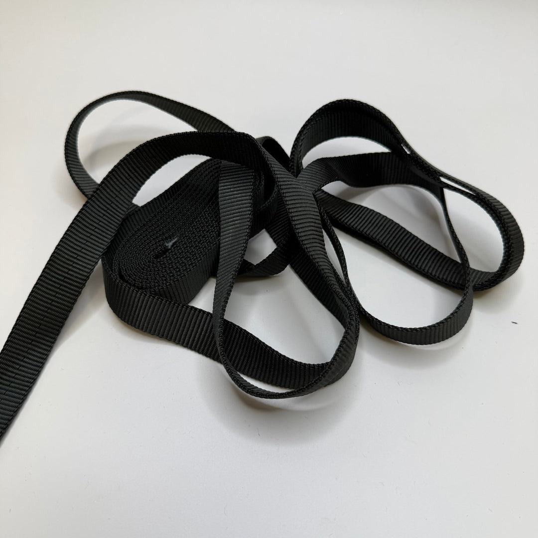¾" (19mm) Webbing Trim - Dark Grey - 3.5M Bundle - True Deadstock supplies Fabric by private - Sustainable Textile | FABCYCLE