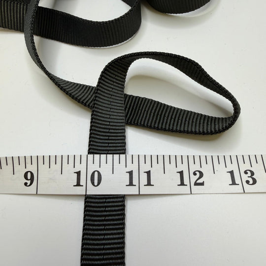 ¾" (19mm) Webbing Trim - Dark Grey - 3.5M Bundle - True Deadstock supplies Fabric by private - Sustainable Textile | FABCYCLE