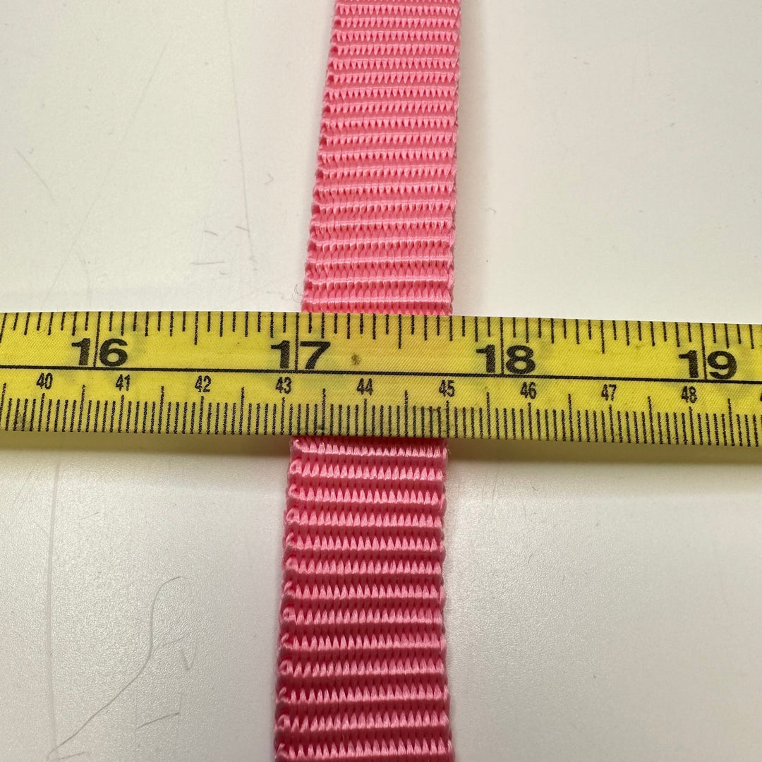 ¾" (19mm) Webbing Trim - Pink - 1.9M Bundle - True Deadstock supplies Fabric by private - Sustainable Textile | FABCYCLE
