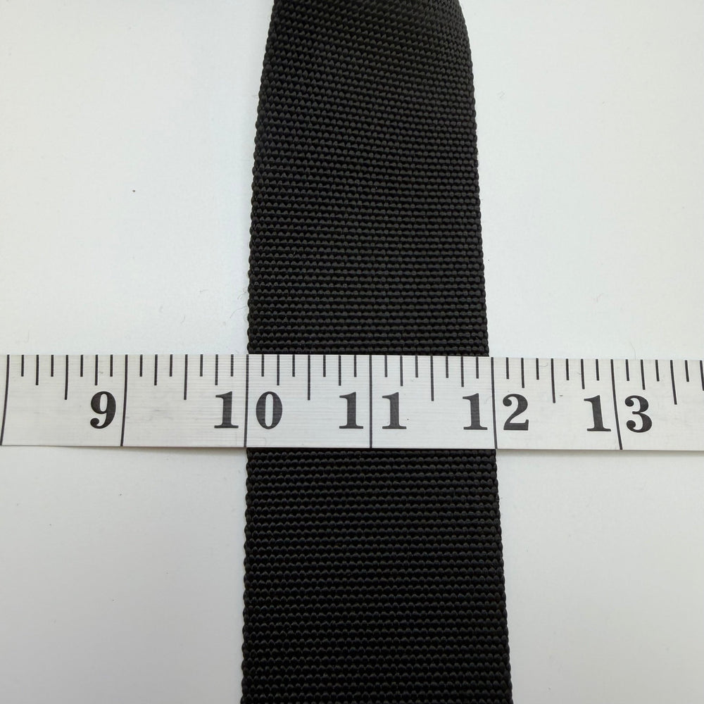 2" (51mm) Webbing Trim - Black - 1.6M Bundle - True Deadstock supplies Fabric by private - Sustainable Textile | FABCYCLE