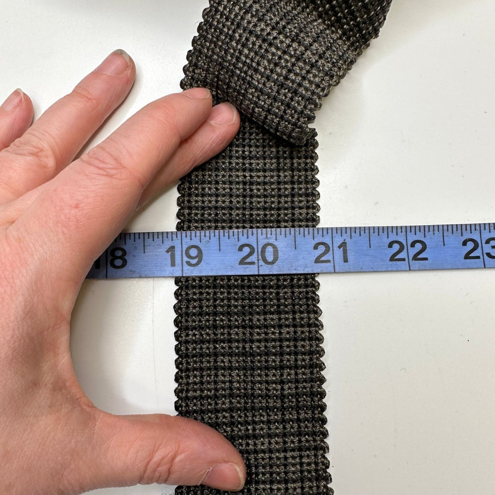 2" (51mm) Webbing Trim - Brown - Roll - True Deadstock supplies Fabric by private - Sustainable Textile | FABCYCLE