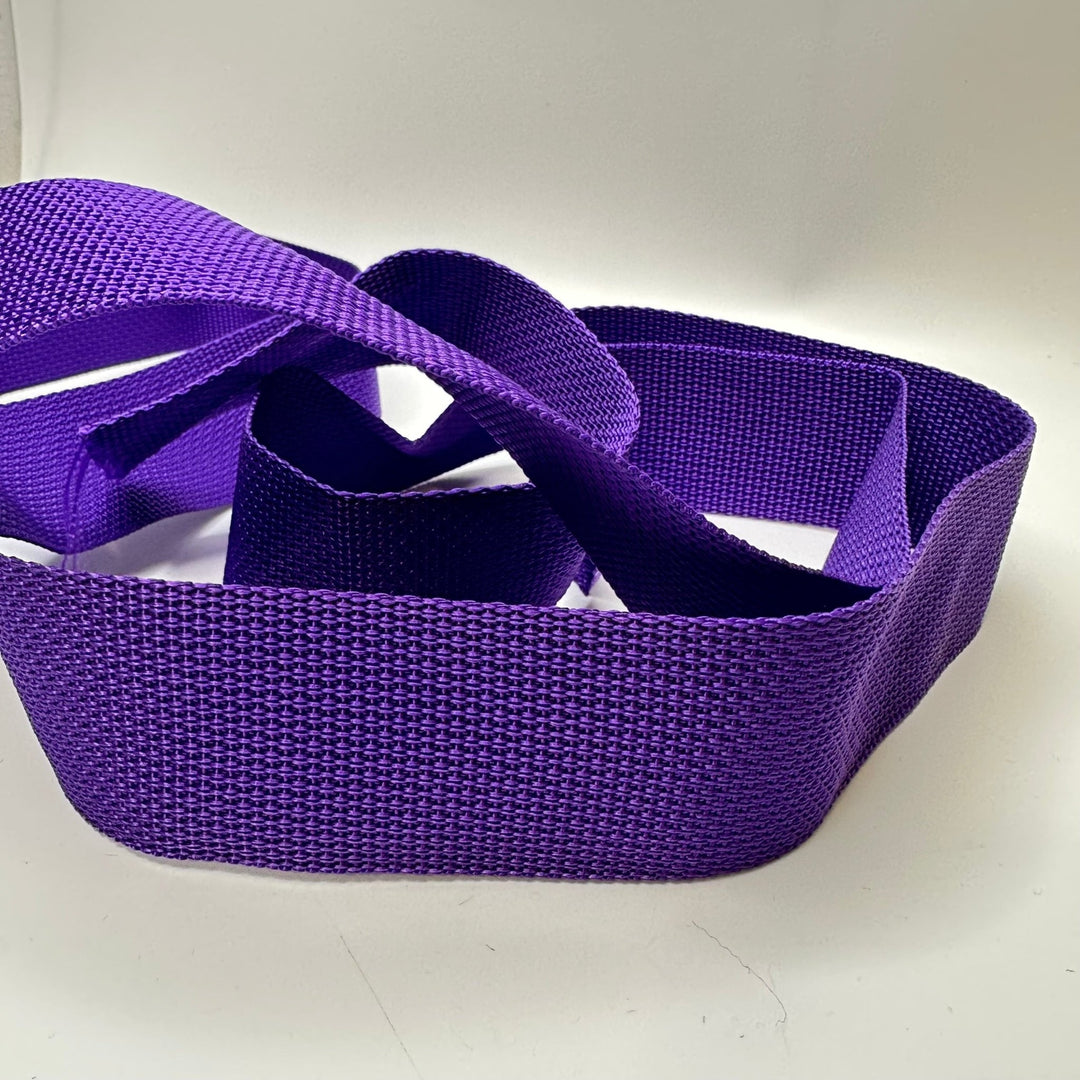 2" (51mm) Webbing Trim - Purple - 1.9M Bundle - True Deadstock supplies Fabric by private - Sustainable Textile | FABCYCLE