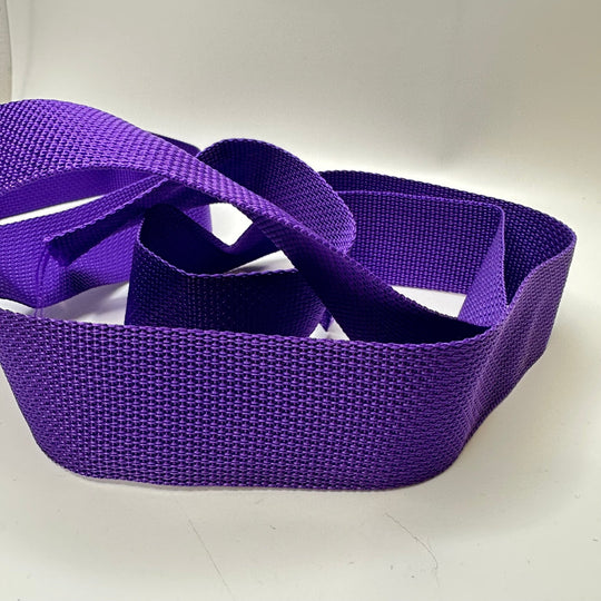 2" (51mm) Webbing Trim - Purple - 1.9M Bundle - True Deadstock supplies Fabric by private - Sustainable Textile | FABCYCLE