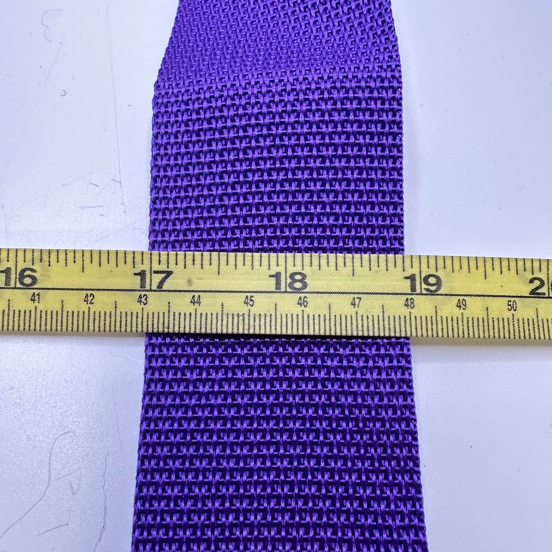 2" (51mm) Webbing Trim - Purple - 1.9M Bundle - True Deadstock supplies Fabric by private - Sustainable Textile | FABCYCLE