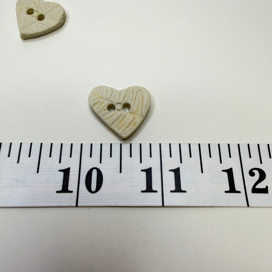 2 Hole Button - 20MM - Cream - 2 Pack - True Deadstock supplies Fabric by private - Sustainable Textile | FABCYCLE