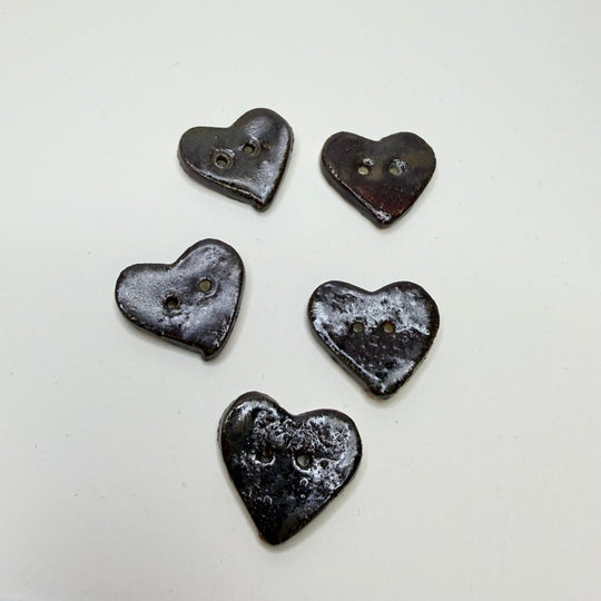 2 Hole Button - 20MM - Dark Brown - 5 Pack - True Deadstock supplies Fabric by private - Sustainable Textile | FABCYCLE