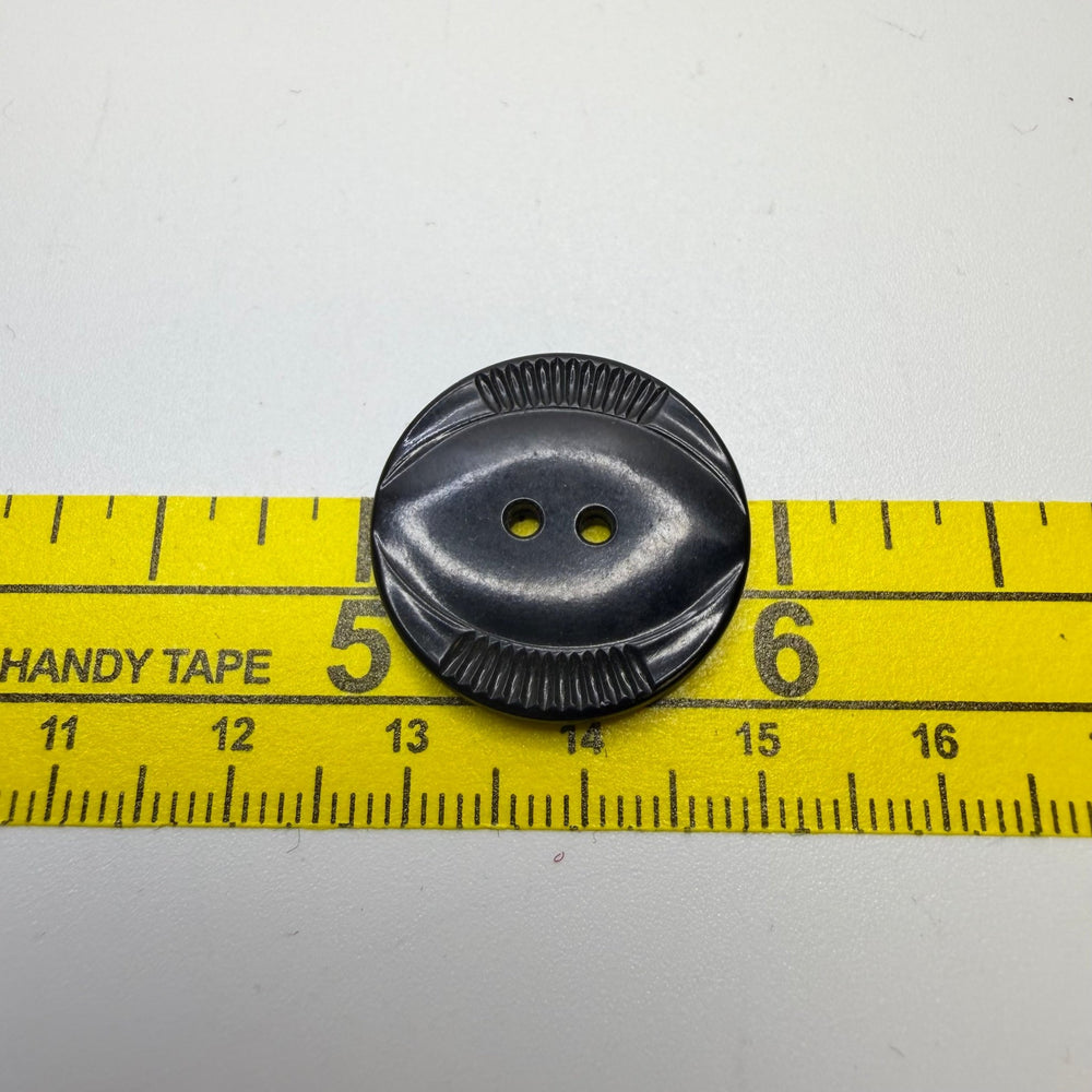 2 Hole Button - 20MM Plastic - Black - 3 Pack - True Deadstock supplies Fabric by private - Sustainable Textile | FABCYCLE