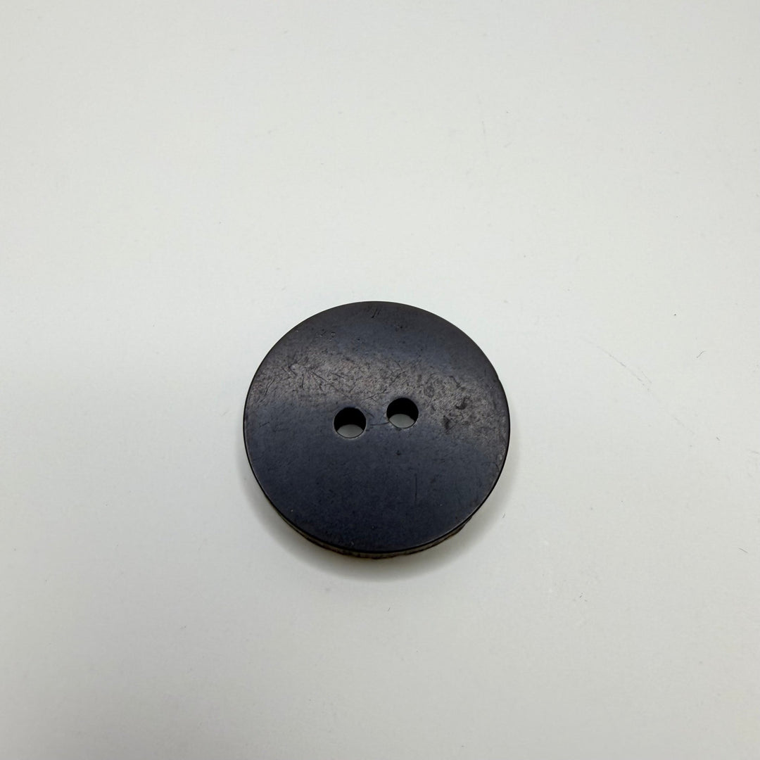 2 Hole Button - 30MM - Brown/Beige - True Deadstock supplies Fabric by private - Sustainable Textile | FABCYCLE