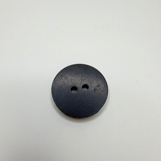 2 Hole Button - 30MM - Brown/Beige - True Deadstock supplies Fabric by private - Sustainable Textile | FABCYCLE