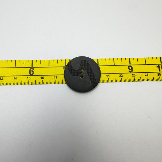 2 Hole Button - 30MM Plastic - Grey/Beige - 10 Pack - True Deadstock supplies Fabric by private - Sustainable Textile | FABCYCLE