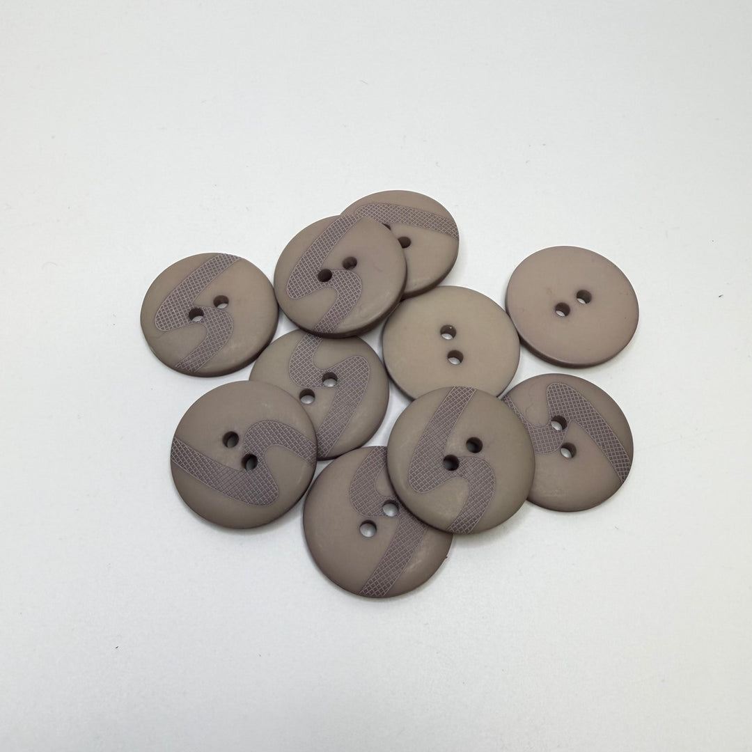 2 Hole Button - 30MM Plastic - Lilac - 10 Pack - True Deadstock supplies Fabric by private - Sustainable Textile | FABCYCLE