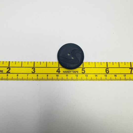 2 Hole Button - 30MM Plastic - Navy - 10 Pack - True Deadstock supplies Fabric by private - Sustainable Textile | FABCYCLE