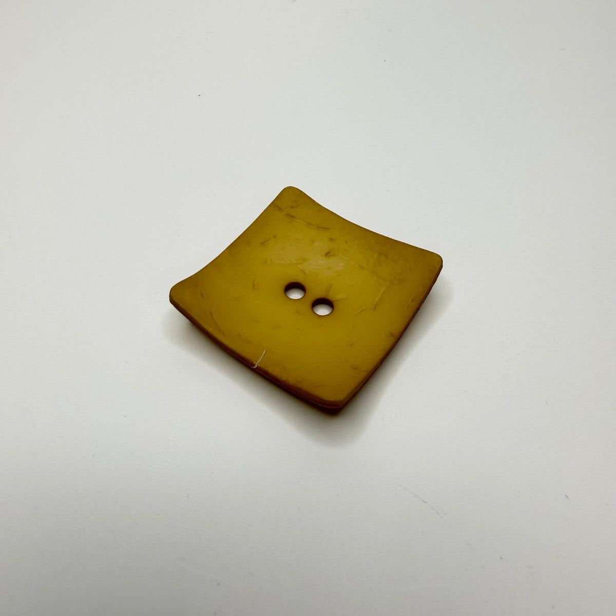 2 Hole Button - 45MM Plastic - Beige - True Deadstock supplies Fabric by private - Sustainable Textile | FABCYCLE