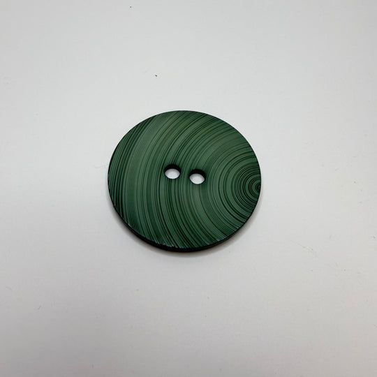2 Hole Button - 55MM Plastic - Green Multi - True Deadstock supplies Fabric by private - Sustainable Textile | FABCYCLE