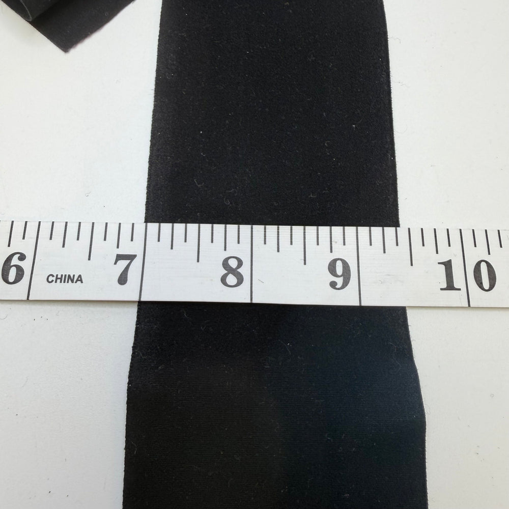 2 ½" Knitted Elastic - Black - 1M Bundle - True Deadstock supplies Fabric by private - Sustainable Textile | FABCYCLE