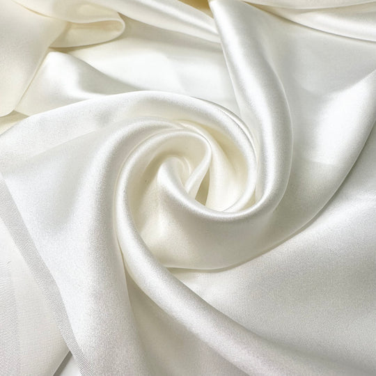 Princess Leia - Charmeuse Silk Woven - White - 2.5M Bundle