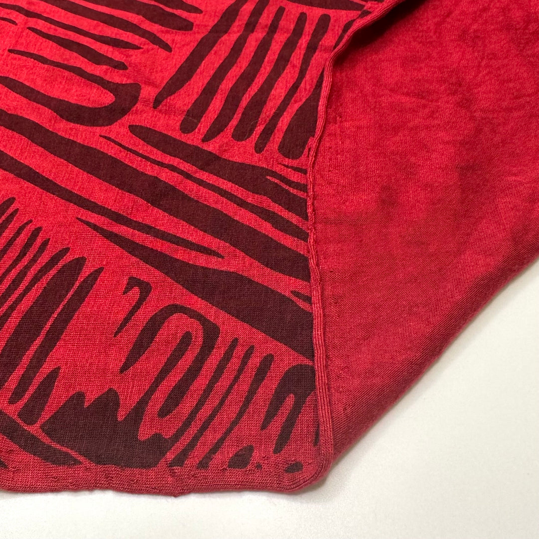 Darth Mauls Face Paint - Jersey Cotton Blend Knit - Red/Black Geometric - 1.2M Bundle