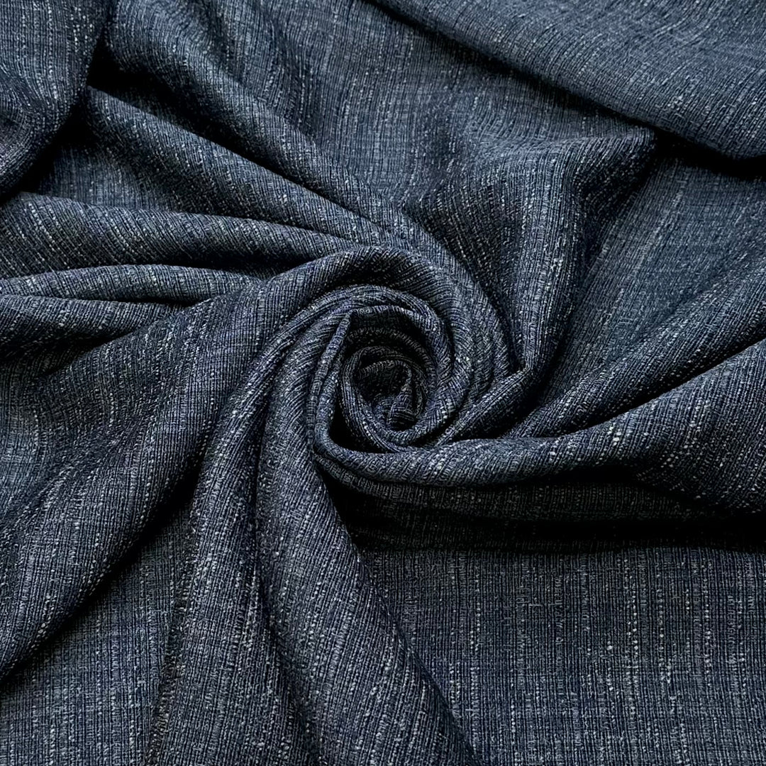 Mom Jeans - Polyester Blend Woven - Dark Blue - 1.5M Bundle