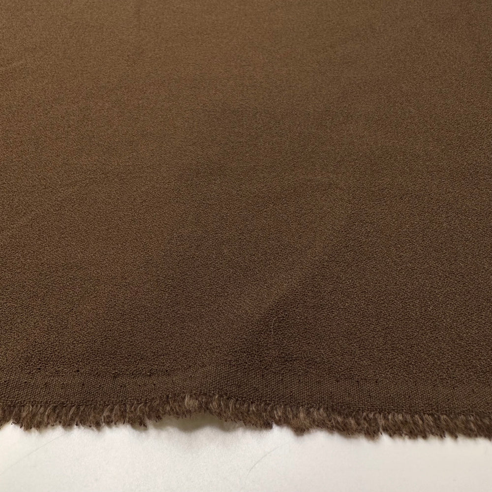Planning A Family Reunion - Crepe Polyester Blend Woven - Brown - 3.5M Bundle