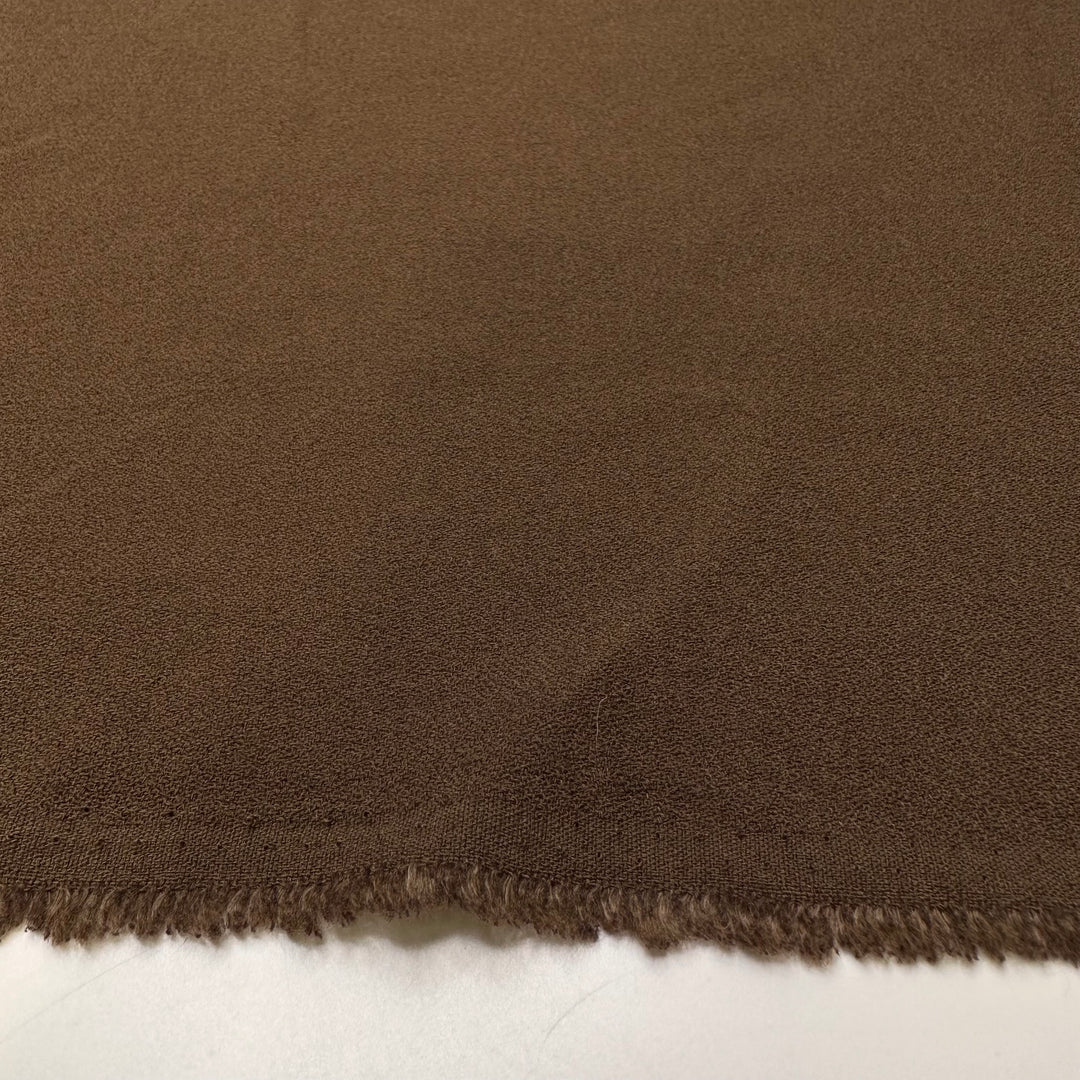Planning A Family Reunion - Crepe Polyester Blend Woven - Brown - 3.5M Bundle