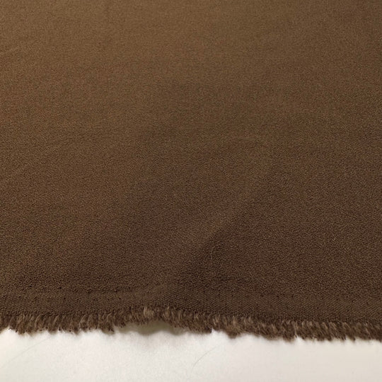 Planning A Family Reunion - Crepe Polyester Blend Woven - Brown - 3.5M Bundle