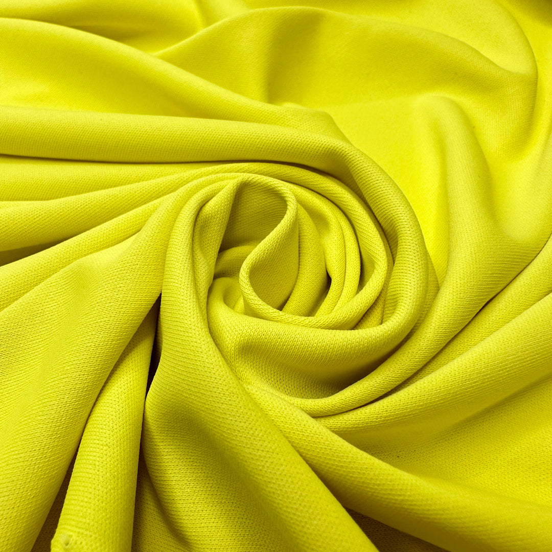 Matching Jogging Tops - Jersey Polyester Blend Knit - Yellow/Green - Bundles
