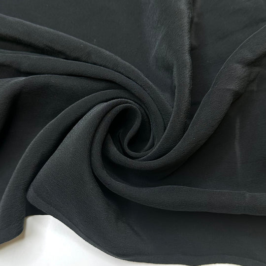 My Style Icon - Chiffon Silk Woven - Black - 2.1M Bundle