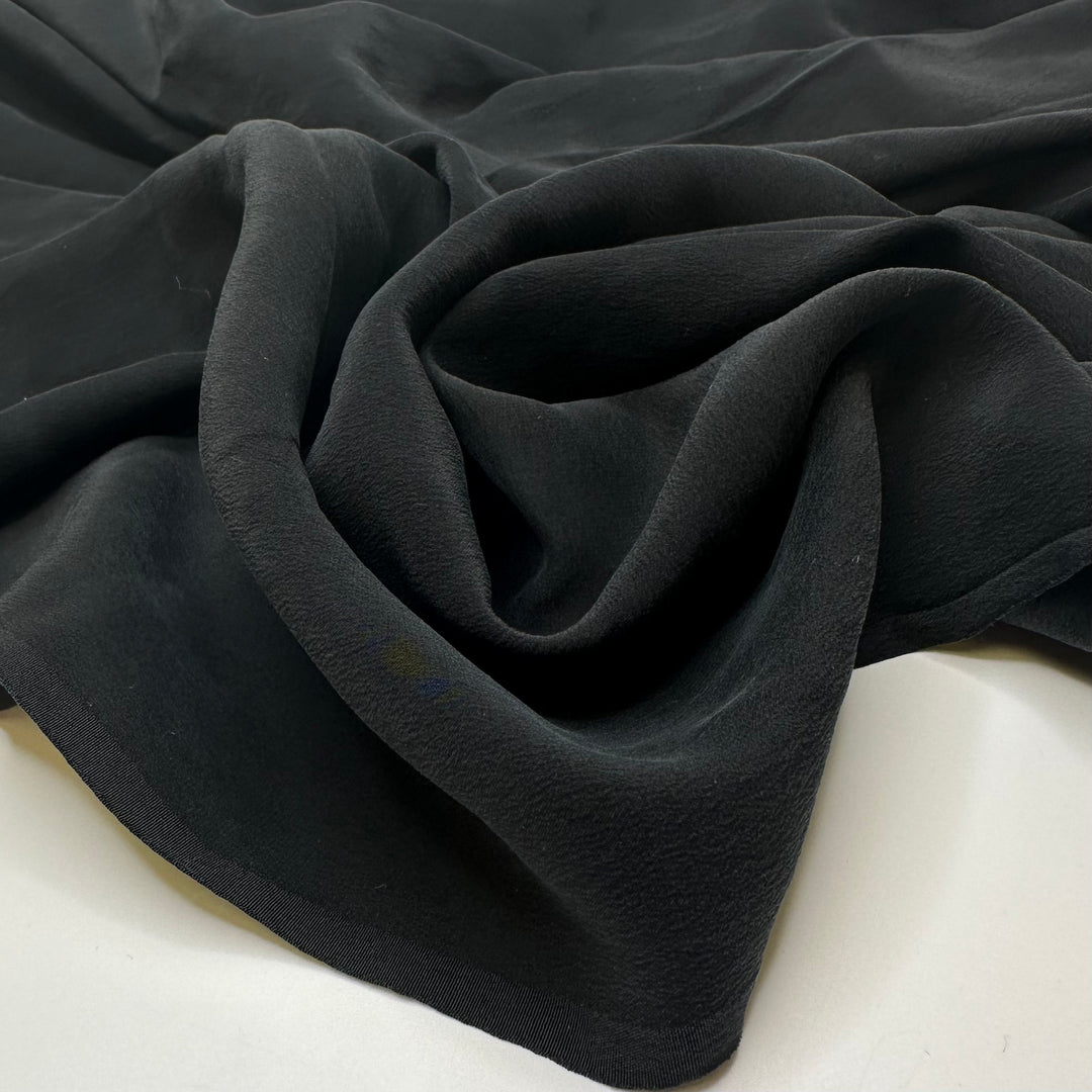 My Style Icon - Chiffon Silk Woven - Black - 2.1M Bundle