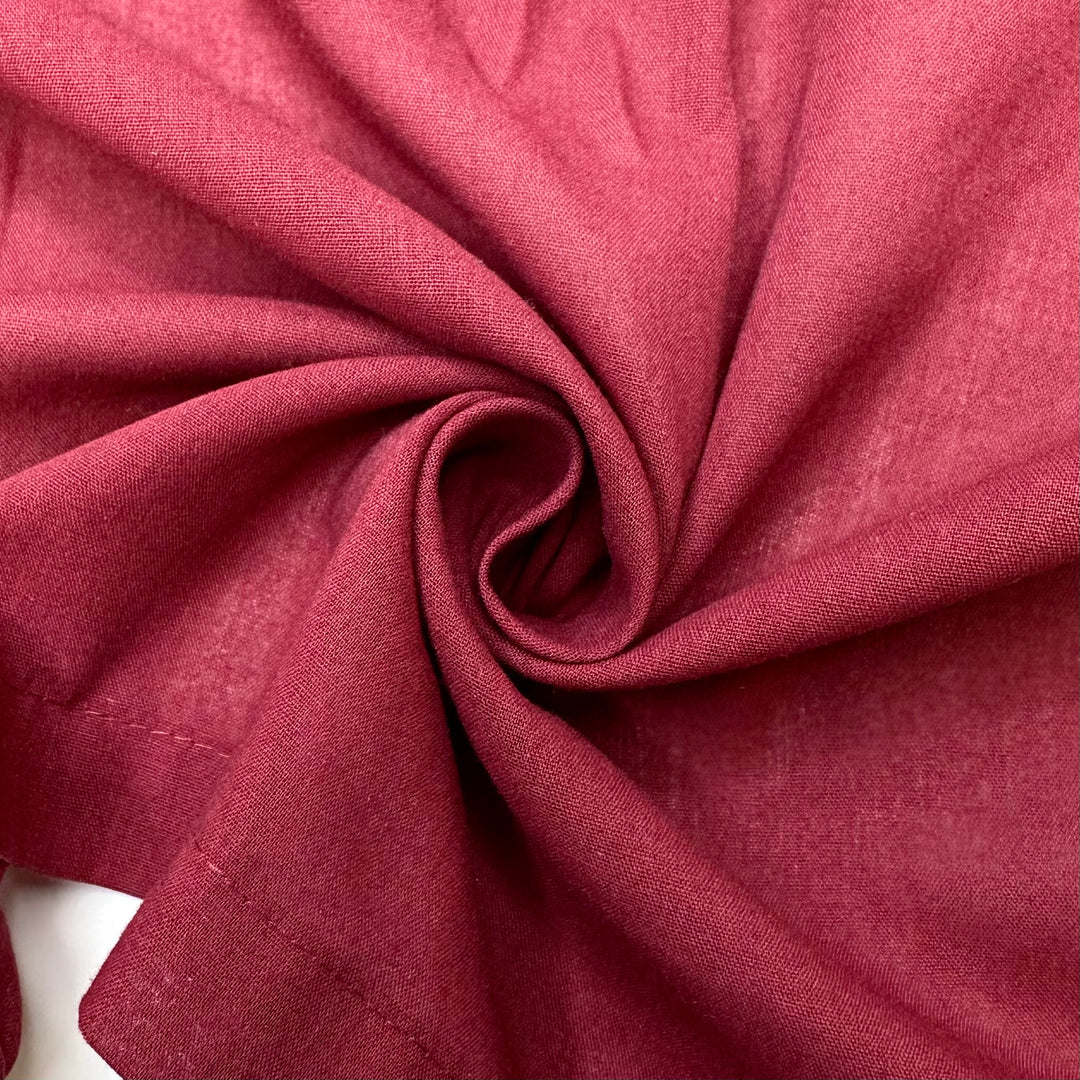 Private Pool Party - Cotton/Poly Woven - Burgundy - 2M Bundle