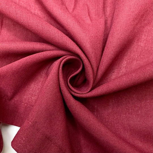 Private Pool Party - Cotton/Poly Woven - Burgundy - 2M Bundle