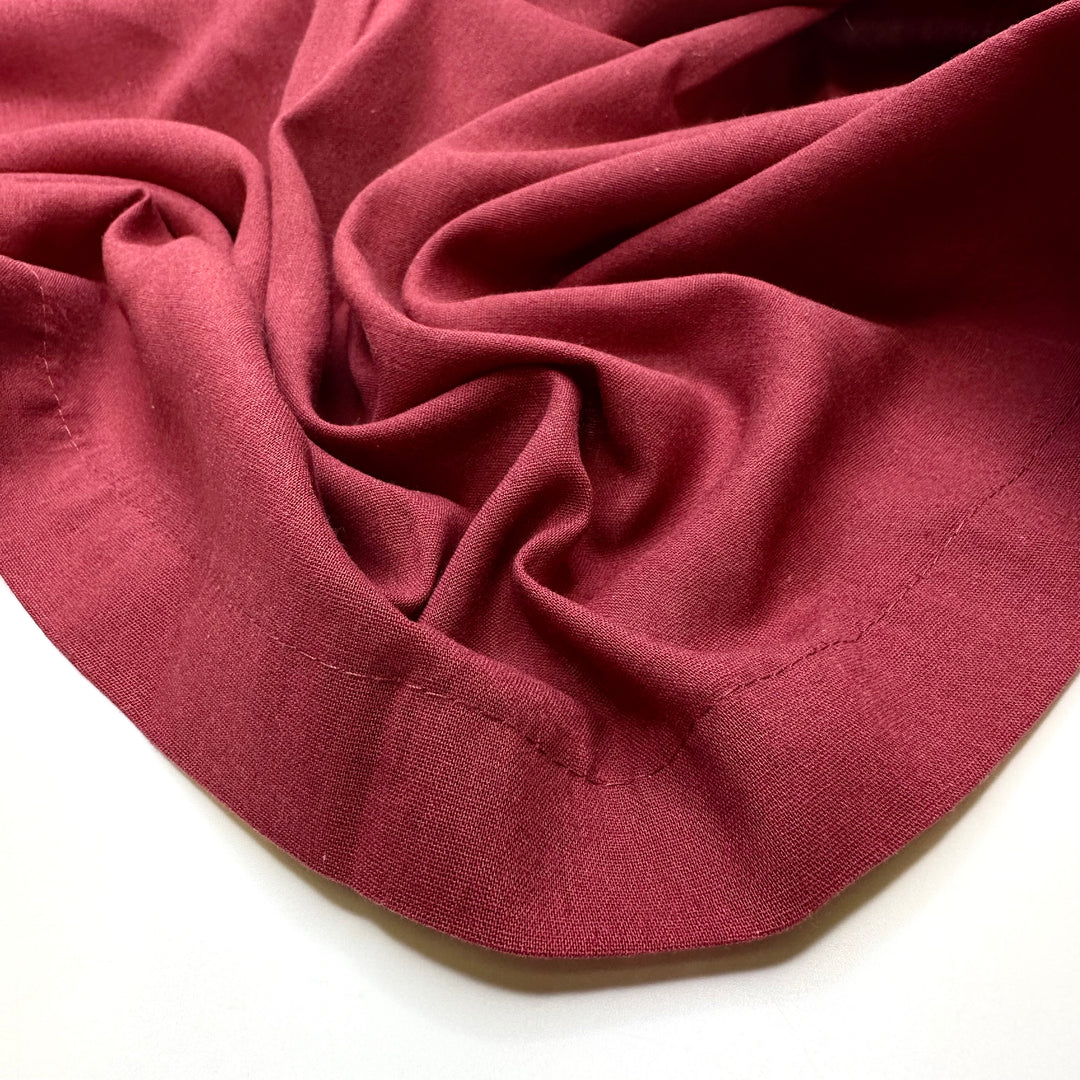 Private Pool Party - Cotton/Poly Woven - Burgundy - 2M Bundle