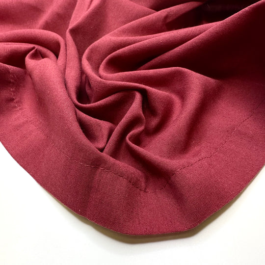 Private Pool Party - Cotton/Poly Woven - Burgundy - 2M Bundle